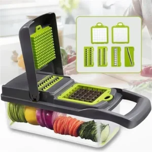 Cortador Picador Manual de Alimentos Ralador Fruta Legumes Cor Verde - Imagem 6