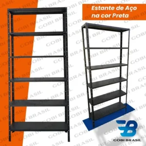 Estante Armario Prateleira De Aço Dupla Flex Gobi 6 Bandejas - Imagem 8