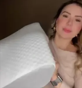 Travesseiro Cervical Nasa - Coluna Relax - Carvão Ativado Cor branco e cinza - Imagem 37