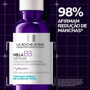 Sérum Antimanchas com Melasyl e Niacinamida para Todos os Tipos de Pele que Corrige Manchas Persistentes, Unifica o Tom e Ilumina, sem Perfume, Mela B3 La Roche‑Posay 15ml - Imagem 3