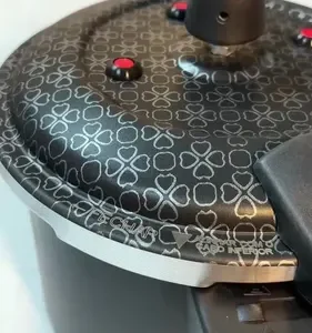 Panela de Pressão Patolux 5L Antiaderente Alumínio Preto Fecho Externo - Imagem 7
