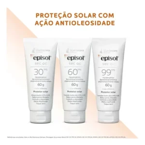Protetor Solar Facial Fps 99 Episol Sec Oc 60g Mantecorp - Imagem 8