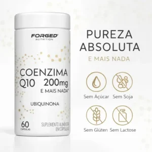Coenzima Q10 200mg Pura Alta Concentração 60 Cápsulas - Forged Nutrition - Imagem 8