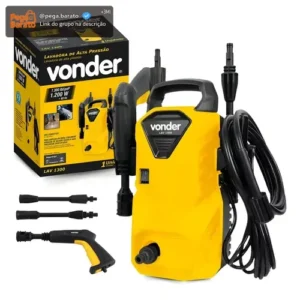 Lavadora de Alta Pressão Vonder LAV 1300 – 1300 Libras, Compacta, Potente, Ideal para Carros, Quintais e Limpezas Pesadas - Imagem 1