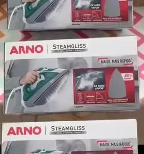 Ferro A Vapor Elétrico Arno Steamgliss Fsgp Cor Branco/Verde - Imagem 2