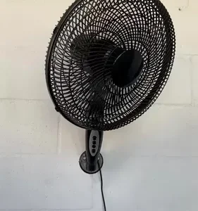 Ventilador Parede Preto 3 Velocidades - 44cm - Imagem 7