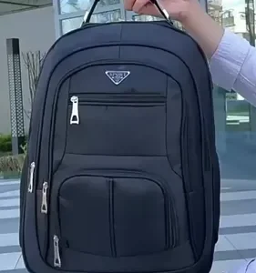 Mochila Masculina Impermeável Faculdade Alça Reforçada Preto - Imagem 2