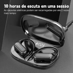 Fone De Bluetooth 5.3 Tws Sem Fio Esportivo Compatível Com iPhone Samsung Xiaomi Motorola Celular Android Ios Academia Com Gancho - Imagem 6