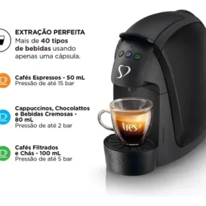Cafeteira Espresso Luna Preta - TRES 3 Corações - Imagem 6