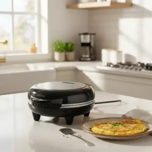 Omeleteira Antiaderente Elétrica Dupla 800W Mr. Cheff Redonda Preta 220V Agratto Aoip01i-02 - Imagem 3