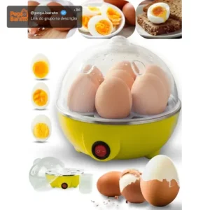 Panela Elétrica Cozedor De Ovos E Legumes Portátil À Vapor - Imagem 1