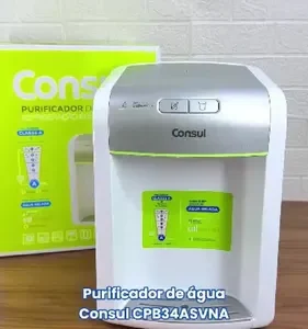 Purificador De Água Consul refrigerado Natural E Gelada com proteção antibactérias Bivolt Consul Branco - CPB34ASVNA - Imagem 11