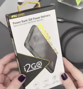 Carregador Portátil Power Bank Turbo i2GO 10000mah 20w Com Display Digital - Imagem 11