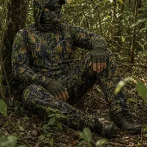 Kit Roupa Camuflada Camisa + Calça + Bandana Caça E Pesca - Imagem 5