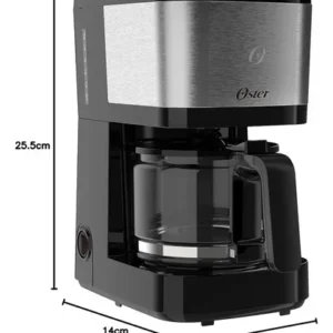 Cafeteira Elétrica Inox 19 Xícaras Ocaf300 Preto Oster Preto - Imagem 6