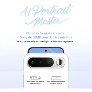 Smartphone Celular Realme 16 5g 256gb 12gb Ram Dual Sim Câmera De 50mp Lumacolor Image Espelho para Selfies Bateria 6550mah Impermeável Ip69 Pro 4200nit Amoled Branco - Imagem 6
