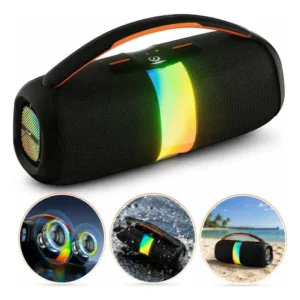 Caixa De Som 200w Bluetooth Graves Potentes Bass Boost Alto - Imagem 2