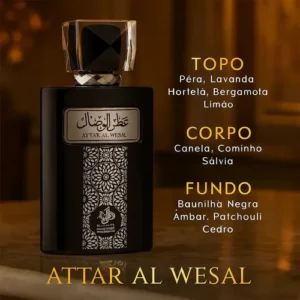 Perfume Masculino Attar Árabe Al Wesal Wataniah 100ml - Eau De Parfum - Imagem 6