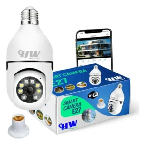 Kit C/ 2 Câmeras Lâmpada Ip Wi-fi 360° | Visão Colorida | Áudio | Sensor De Movimento | E27 App Yoosee- Hw - Imagem 13