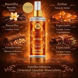 Body Splash Arabe C/4un 200ml Perfume Masculino De Luxo - Imagem 3