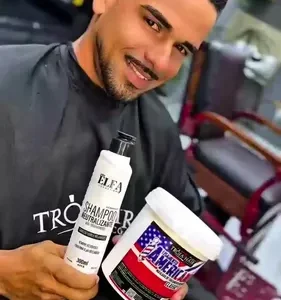 Alisamento Americano 500g + Shampoo Neutralizante 500ml - Imagem 2
