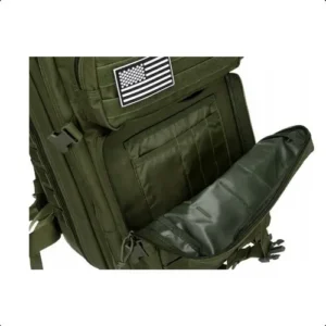 Mochila tática de camuflagem 50 litros CHL patch militar verde - Imagem 8