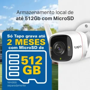TP-Link Tapo C320WS Câmera de Segurança Wifi 2K QHD Colorida IP66 - Imagem 6
