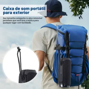 Caixinha De Som Portátil Bluetooth Radio Fm Pendrive Sd Alta - Imagem 4