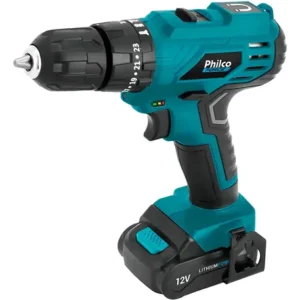 Furadeira Parafusadeira Impacto Sem Fio De 10mm Philco Ppf120mf + Acessórios - Imagem 4
