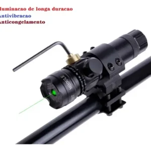 Mira Laser Vermelho Carabina Airsoft Com 3 Suportes - Imagem 4