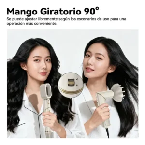 Secador De Cabelo Gokoco Com 7 Em 1 Escova Hot Air Styler Cor Palha - Imagem 10