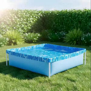 Piscina Infantil Quadrada Estrutural Pvc 400 Litros - Mor - Imagem 2