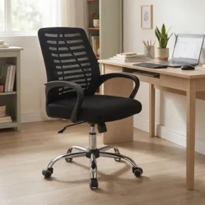 Cadeira De Escritório Esteirinha Mesh Giratória E Ergonômica - Imagem 8