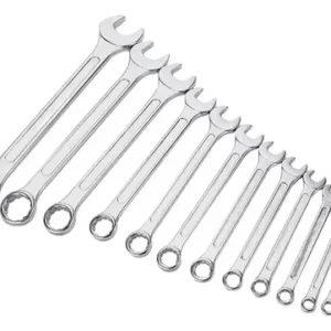 Jogo De Chave Boca E Estrela Combinada 12 Pçs Aço 6 22 Mm Cromada IF-12 The Black Tools - Imagem 12