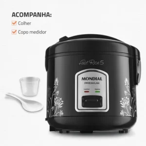 Panela De Arroz Fast Rice 5 Premium Mondial 400W - NPE-08-5X - Imagem 7