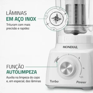 Liquidificador Turbo Power Mondial 550W L-99 WG - Imagem 7