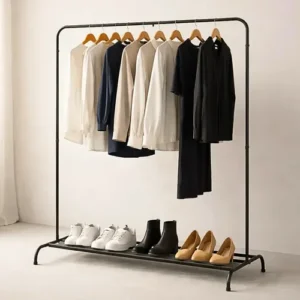 Organizador De Roupas Portátil Grande Metal P/ Quarto Closet - Imagem 3