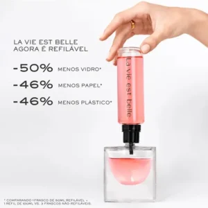 Perfume Feminino Eau de Parfum, Fragrância Floral Gourmand Inebriante com Íris Nobre e Baunilha, Aroma de Felicidade e Feminilidade, La Vie Est Belle Lancôme, Frasco com 150ml - Imagem 8