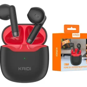 Fone de Ouvido sem fio Tws Portatil Kaidi Kd-771 Bluetooth 5.4 Preto Lamericano - Imagem 5