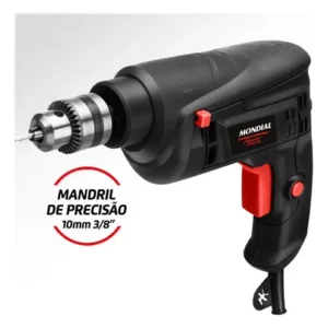 Furadeira De Impacto Fi-09 Mondial Preto 550w - Imagem 5