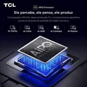 Smart TV TCL 55 Polegadas QLED 4K P7K WiFi Bluetooth Google TV HDR10+ Dolby Atmos Dolby Vision 55P7K - Imagem 6