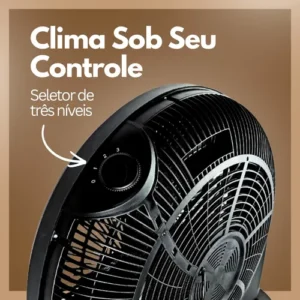 Ventilador Circulador Ar Forte Silencioso Forte Turbo 40cm - Imagem 5