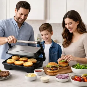 Grill E Sanduicheira Inox Antiaderente Torradeira 127v/220v - Imagem 7