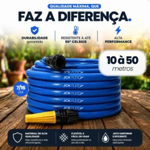Mangueira Jardim 50m Jcnflex N Dobra Pra Casa Forte Flexível - Imagem 4