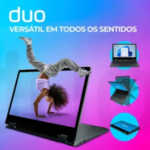 Notebook 2 em 1 Positivo Duo C8128E Intel Celeron N4500 Windows 11 Home 8GB RAM 128GB eMMC 11” LED HD IPS – Cinza - Imagem 5