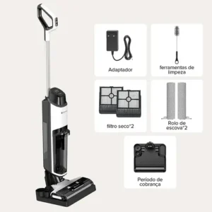 Aspirador De Pó Vertical Seco Úmido Redroad W15 200w 910ml Branco - Imagem 9