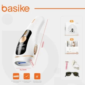 Depilador A Laser Luz Pulsada IPL Basike Sensacao Gelo Indolor Depilacao Definitiva 1 Milhao Disparos 9 Niveis Rosto Corpo aparelho depilacao feminino depilação a laser laser depilacao depilacao intim - Imagem 13