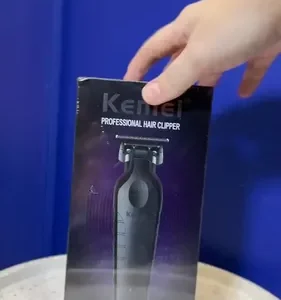 Máquina de Cortar Cabelo Kemei KM-2299 Sem Fio, para Acabamento Profissional - Imagem 2