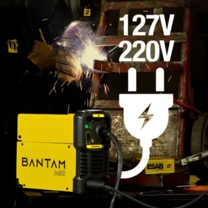 Máquina De Solda Mig Esab Bantam Mig Inversora Bivolt 110/220v - Imagem 6