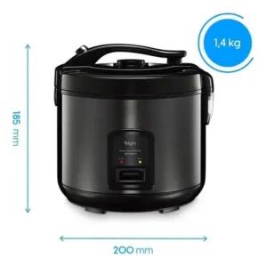 Elgin Visio Glass Panela De Arroz Elétrica 5 Xícaras 400w Preto 60hz - Imagem 2